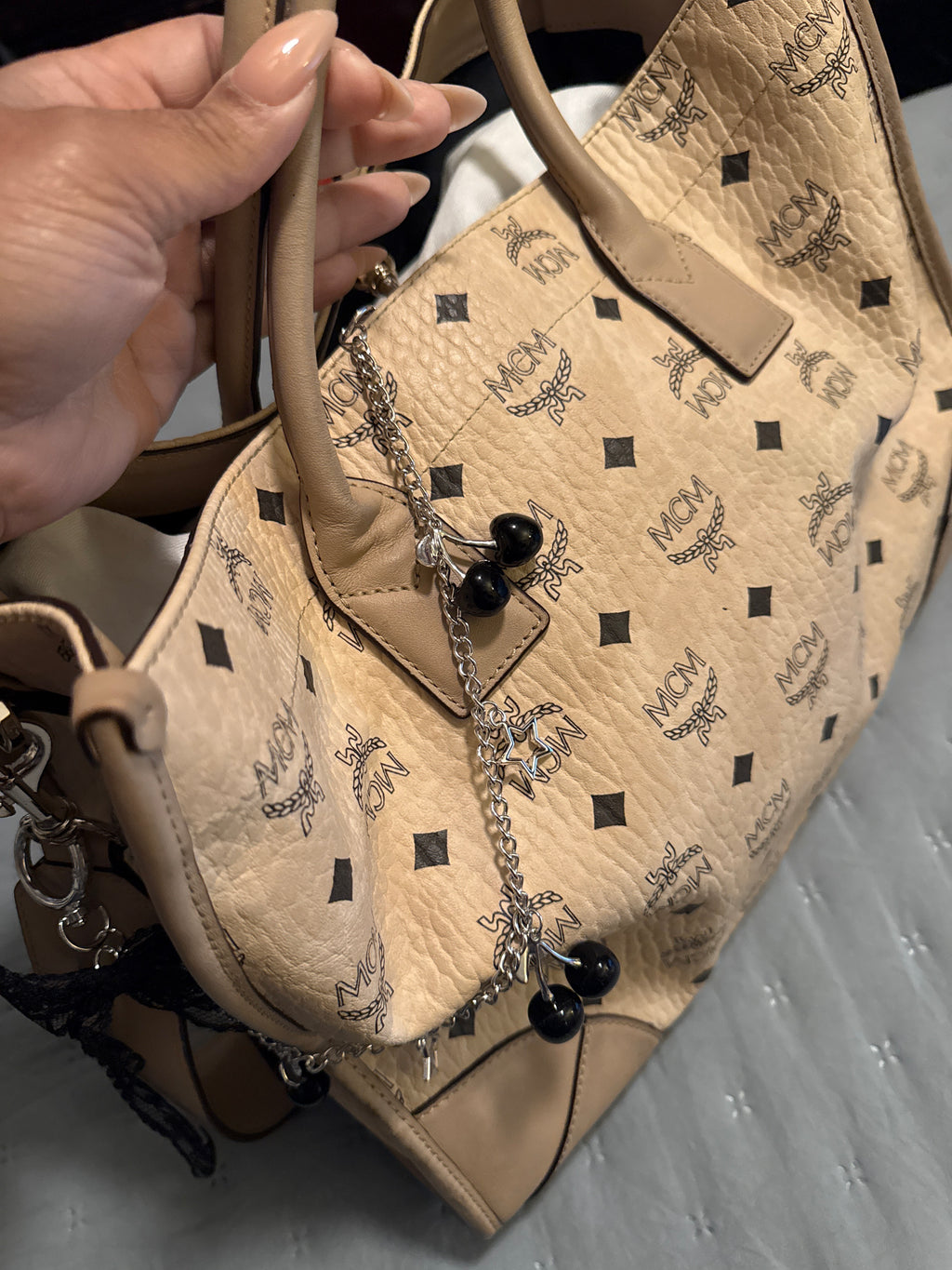 Make a wish chain bag charm