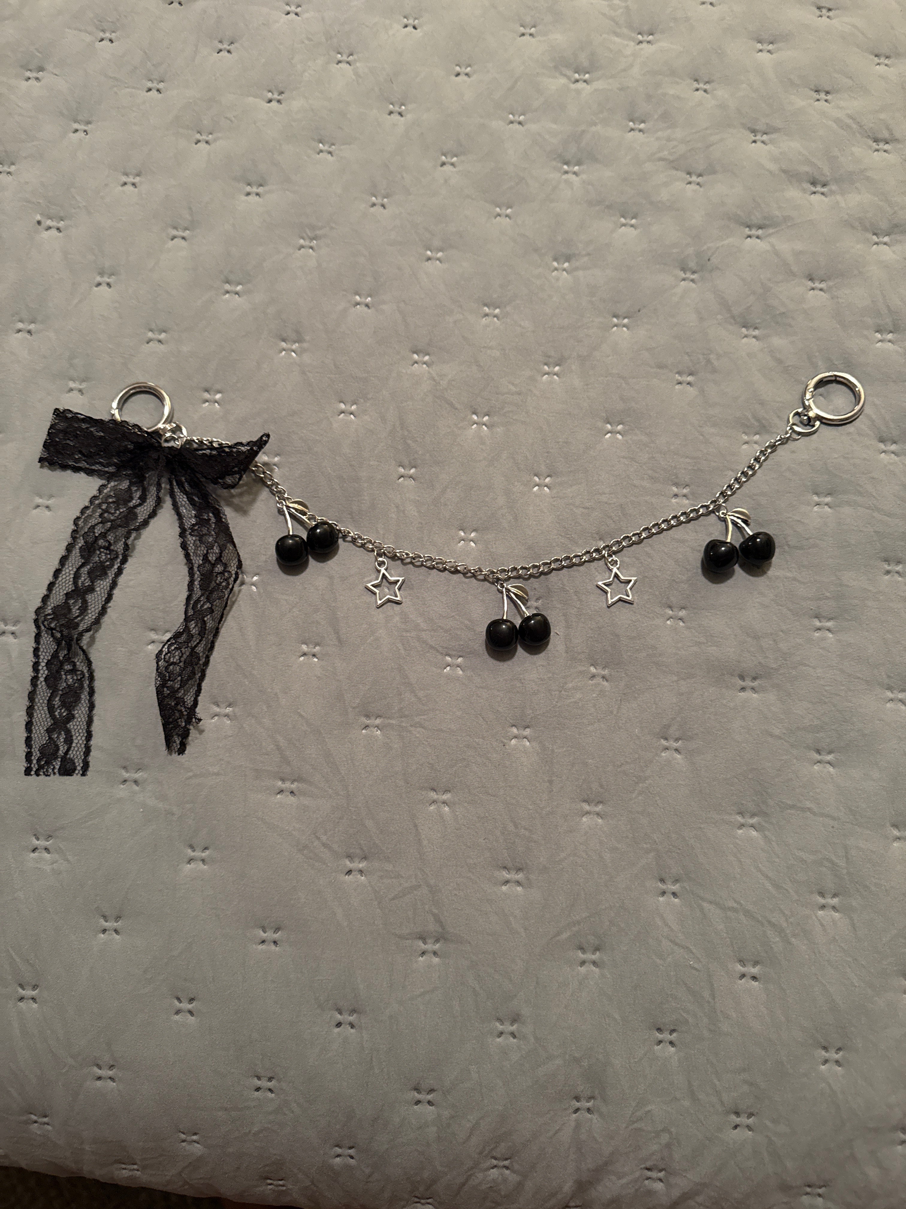 Make a wish chain bag charm