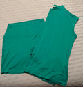 2pc biker tights and shirt set