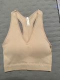 Y Back crop top