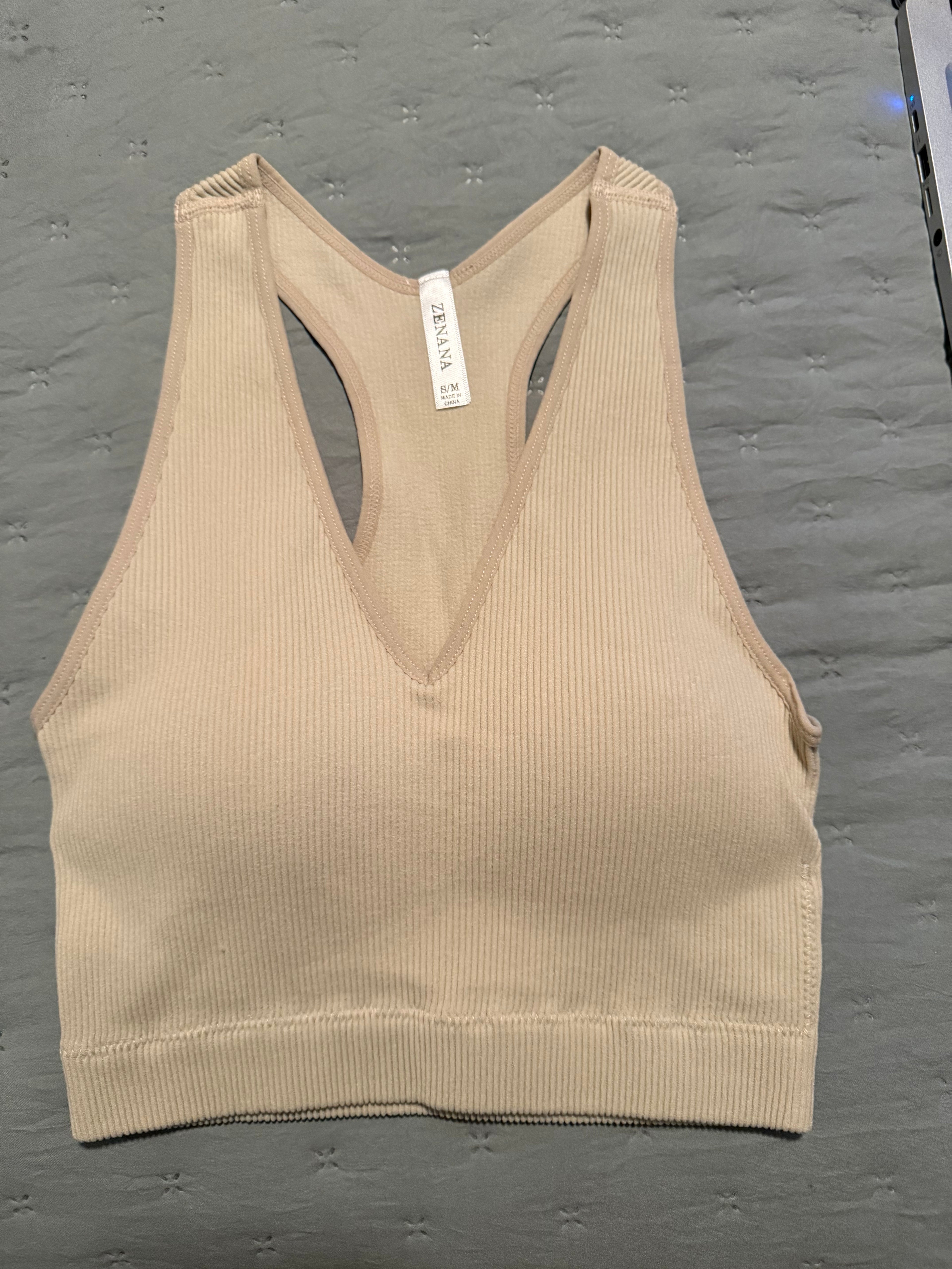 Y Back crop top